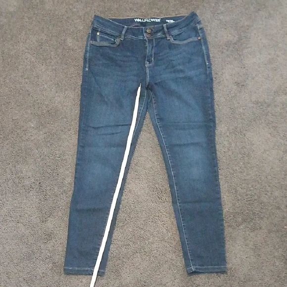 Wallflower Size 13 Reg Women's Classic Blue Skinny Jeans - Picture 3 of 9